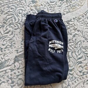 Champion Black Nevada Wolf Pack Track Pants